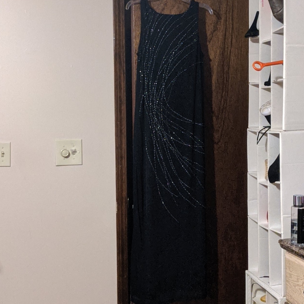 Black evening dress